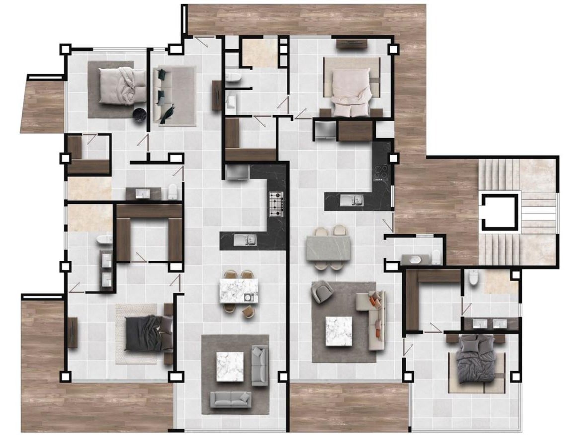 Planta del edificio Capri