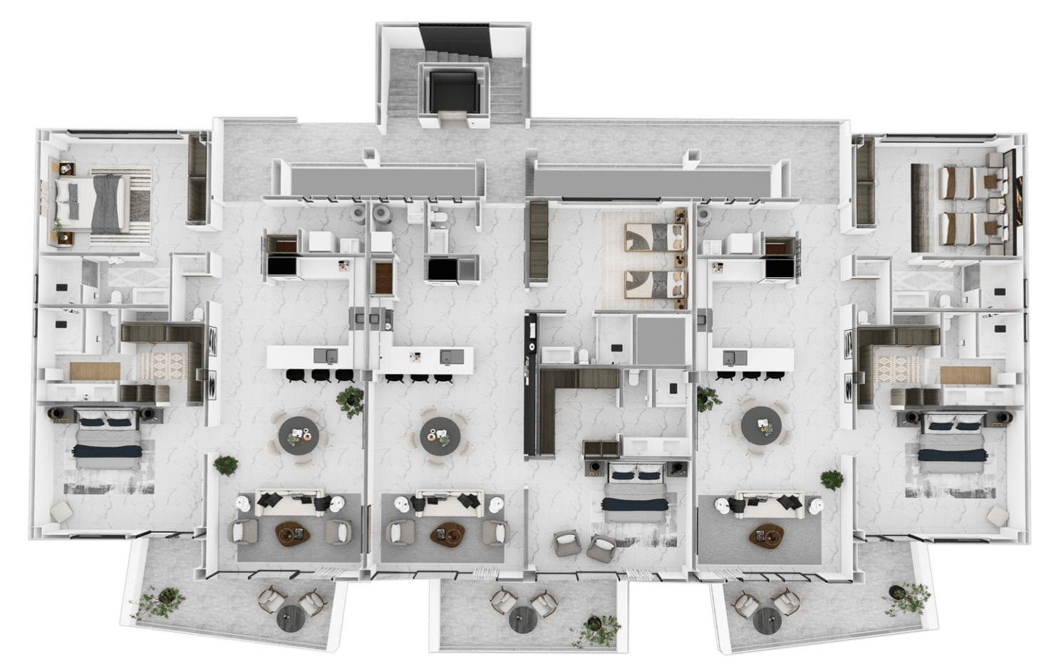 Planta del edificio D